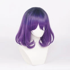 Gvavaya Anime Cosplay Vermeil In Gold Vermeil Cosplay Wig Purple Gradient 40cm Hair -Gvavaya Deals Store O1CN01DPxVSR1mgikiBafNt 1074294984