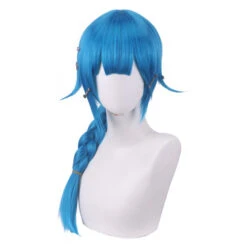 Gvavaya Anime Cosplay LOL Arcane Powder Jinx Cosplay Wig Lake Blue 40cm Hair -Gvavaya Deals Store O1CN01IEjXvY1gsH0nOEGt4 1011574197 0 cib
