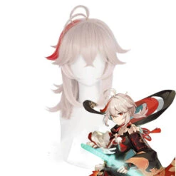 Gvavaya Game Cosplay Genshin Impact Kaedehara Kazuha Cosplay Wig 40cm Hair