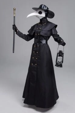 Gvavaya Cosplay Medieval Steampunk Style Plague Doctor Costume Doctor Schnabel Beak Crow Mask Costume Halloween Cosplay Costume -Gvavaya Deals Store O1CN01Sw8wGw1NxKfAVPY95 3315521636 0 cib