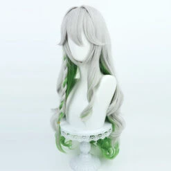 Gvavaya Game Cosplay Genshin Impact Greater Lord Rukkhadevata Cosplay Wig 100cm Grey Mixed Green Hair -Gvavaya Deals Store O1CN01jItdys1l1DGr8oOgP 2955414758 0 cib