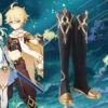 Gvavaya Game Cosplay Genshin Impact Aether Cosplay Shoes Genshin Cosplay