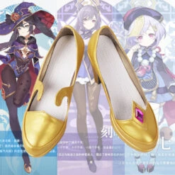 Gvavaya Game Cosplay Genshin Impact Mona Cosplay Shoes Genshin Cosplay