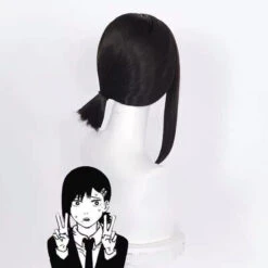 Gvavaya Anime Cosplay Chainsaw Man Higashiyama Kobeni Cosplay Wig 38cm Black Hair -Gvavaya Deals Store O1CN01y8rjjf20cy2zO1rb3 2211642566871 0 cib