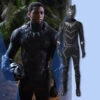 Gvavaya Live-action Derivative Cosplay Black Panther King Of Wakanda T'Challa Cosplay Costume T'Challa Cosplay （Section B）