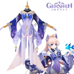 Gvavaya Game Cosplay Genshin Impact Inazuma Sangonomiya Kokomi Cosplay Costume Genshin Cosplay