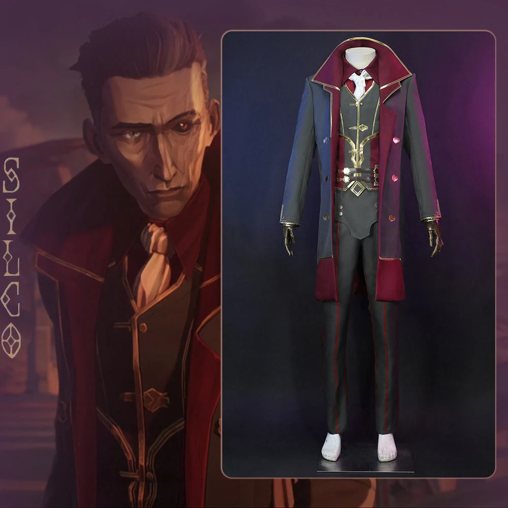 Gvavaya Anime Cosplay League Of Legends Arcane Silco Cosplay Costume LOL Arcane Cosplay 1 Gvavaya Anime Cosplay League Of Legends Arcane Silco Cosplay Costume LOL Arcane Cosplay