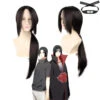 Gvavaya Cosplay Wig Naruto The Fire Nation Uchiha Itachi Black 80cm Cosplay Wig