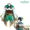 Gvavaya Game Cosplay Genshin Impact Mondstadt Venti Cosplay Costume Genshin Cosplay