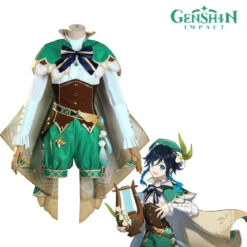 Gvavaya Game Cosplay Genshin Impact Mondstadt Venti Cosplay Costume Genshin Cosplay