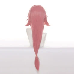 Gvavaya Game Cosplay Genshin Impact Yae Miko Cosplay Wig Cherry Pink 80cm Hair -Gvavaya Deals Store Yae Miko4