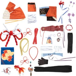 Gvavaya Game Cosplay Genshin Impact Inazuma Yoimiya Cosplay Costume -Gvavaya Deals Store Yoimiya costume package