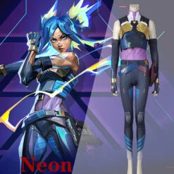 Gvavaya Game Cosplay Valorant Neon Cosplay Costume Valorant Neon Cosplay