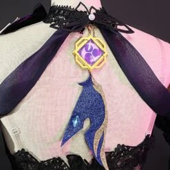 Gvavaya Game Cosplay Genshin Impact Keqing Opulent Splender Outfit Keqing Cosplay Costume Version A -Gvavaya Deals Store keqing4